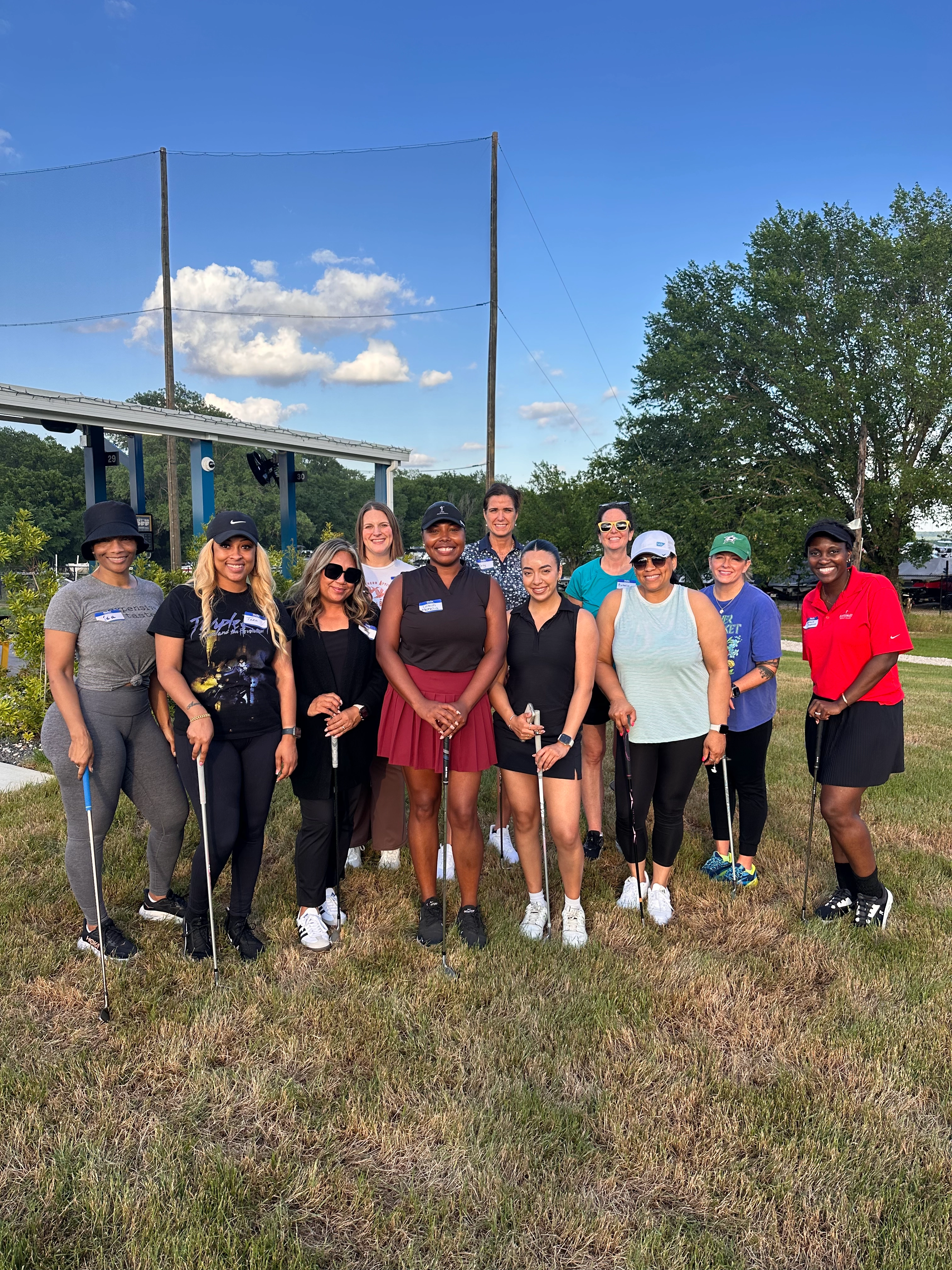Women's Clinic group at Golf Ranch Grand Prairie